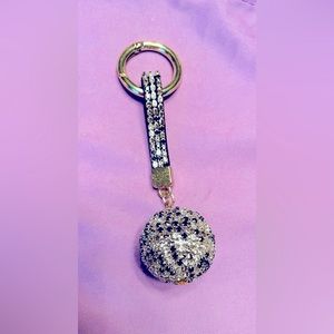 Sparkling rhinestone keychain/purse charm